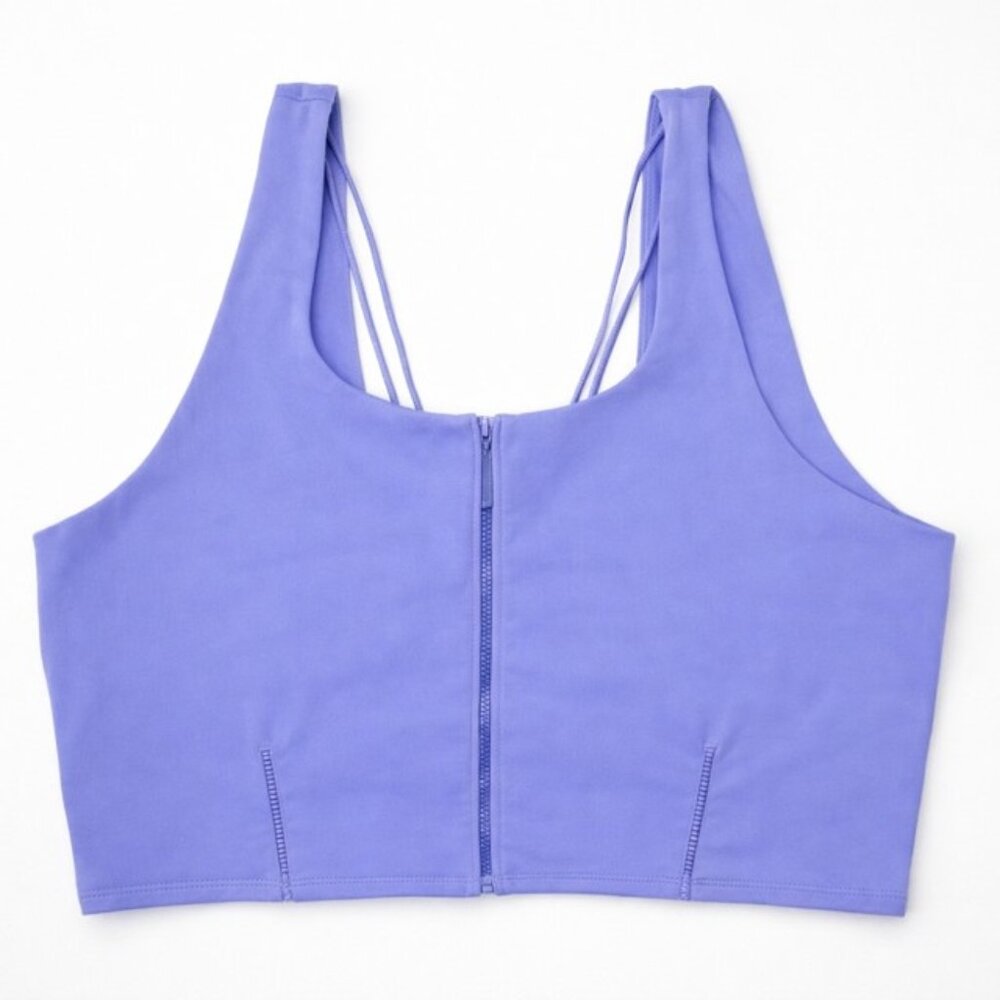 NIKE Yoga Luxe Dri-Fit Infinalon Athletic Crop Top - Size Large